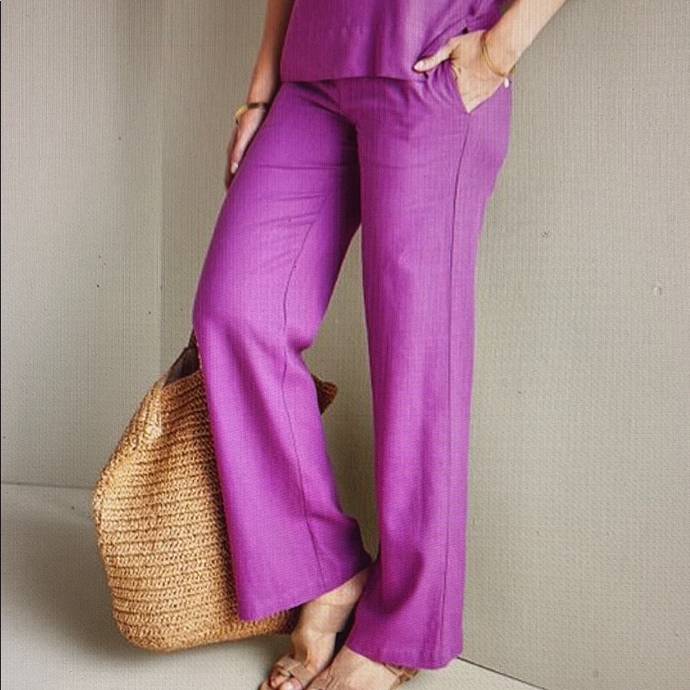 Soft Surroundings wide leg pants